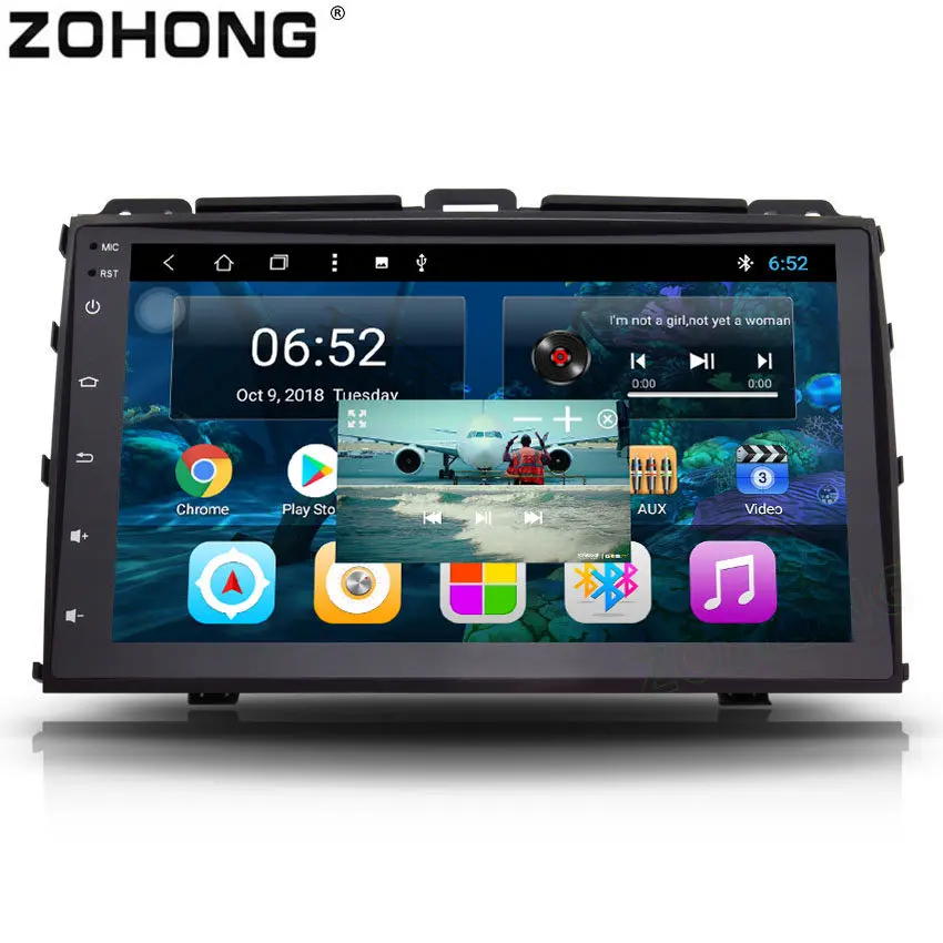 Автомагнитола 2 din для Toyota Land Cruiser Prado 120 4 + 64 ГБ DSP 4G Android 10 GPS навигация|car dvd player|gps