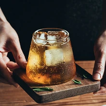 4 шт. крепление Fuji Коктейльные бокалы Стекло Виски Стекло пивное стекло 280 мл набор из 4