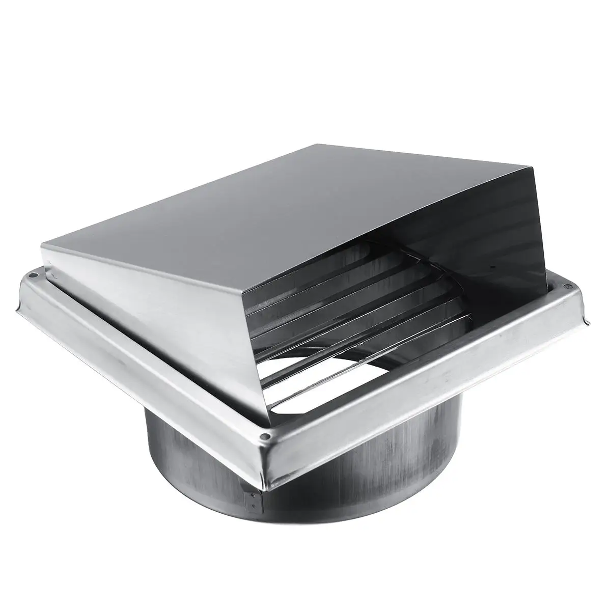 Cena 304 ze stali nierdzewnej ściany Air Vent ekstrakt z zawór kratka przewody pokrywa wentylacja powietrza Outlet 100 125 150mm powietrza wentylacyjnej wentylator