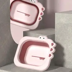 Cuenca de baño portátil Adorable para niños, lavamanos de baño para bebés, lavamanos para bebés