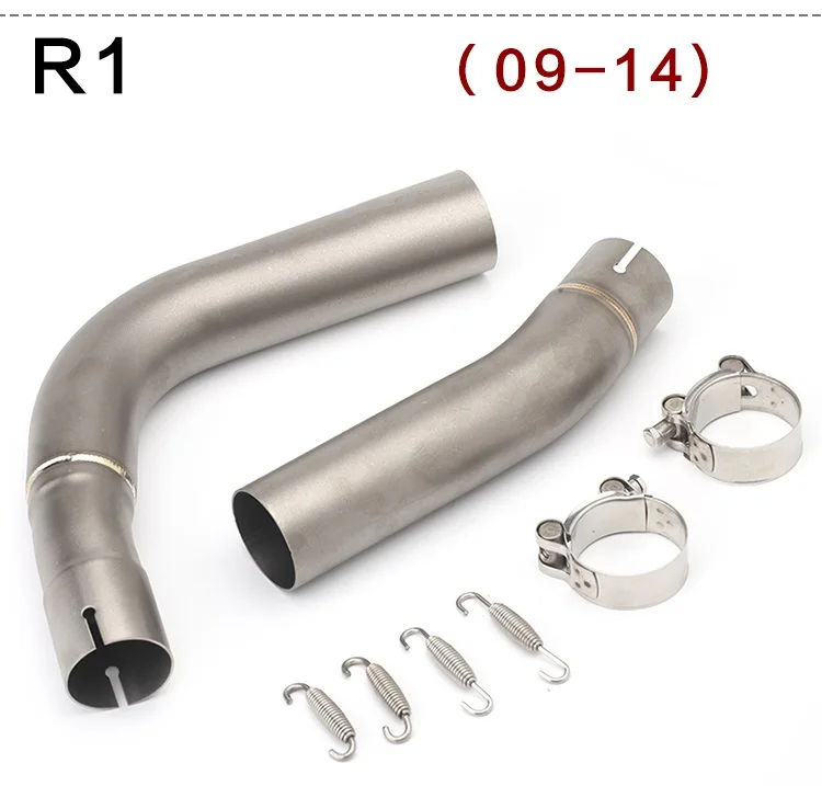 Средняя выхлопная труба мотоцикла для TMAX 500/530 R1 GSR750 DUCATI 848 MT07 CBR300 ZX-10R NK 150 R25