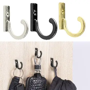 

1pcs Antique Storage Hook Small Wall Hanger Buckle Furniture Clasp Lock Clothes Box Hasp Hook Latch Horn Jewelry For Wooden N5B6