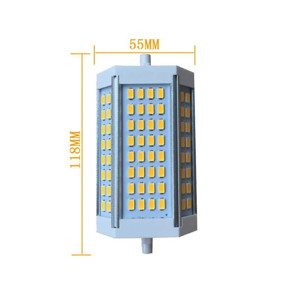 Новый дизайн 30 Вт led R7S светильник 118 мм без вентилятора с регулируемой яркостью