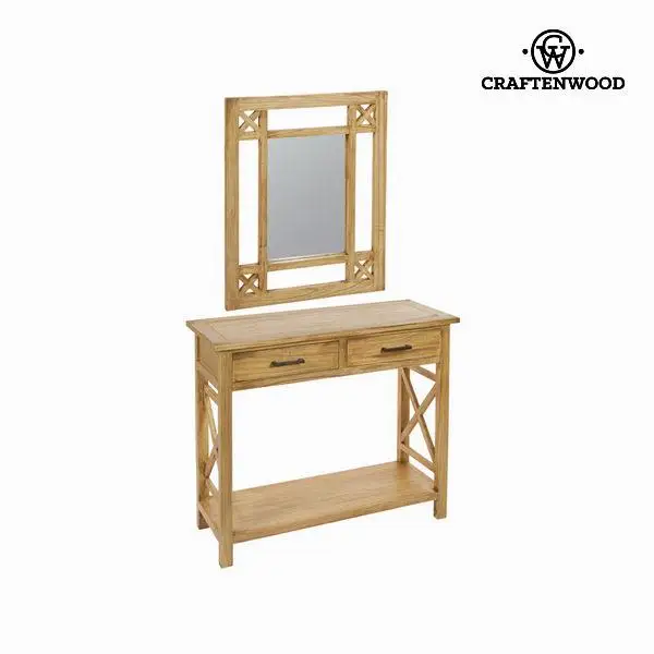 Hall Cabinet With Mirror Ios Village Collection By Craftenwood In