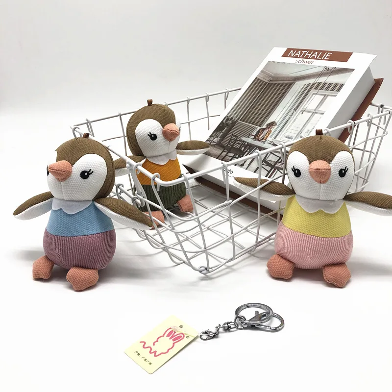 

Новинка, изысканный креативный милый плюшевый брелок в виде пингвина, модная мягкая Успокаивающая кукла, Рождественский подарок на день рождения