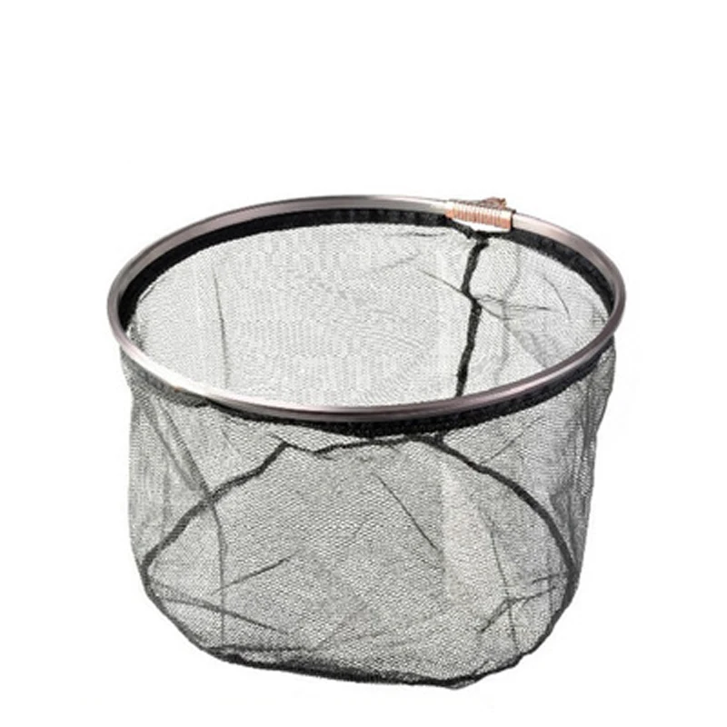 

JIGEECARP 1pc Fishing Nets Aluminum Alloy Landing Net Anti-hanging Net Fish Mesh Head Diameter 30cm Fishing Tools