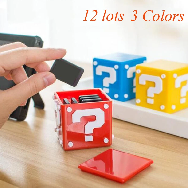 

Game Memory Card Holder Storage Case Box for Nintend Switch game Cards Organizer for Holding 8 Game Cards and 4 TF Cards 12 lot