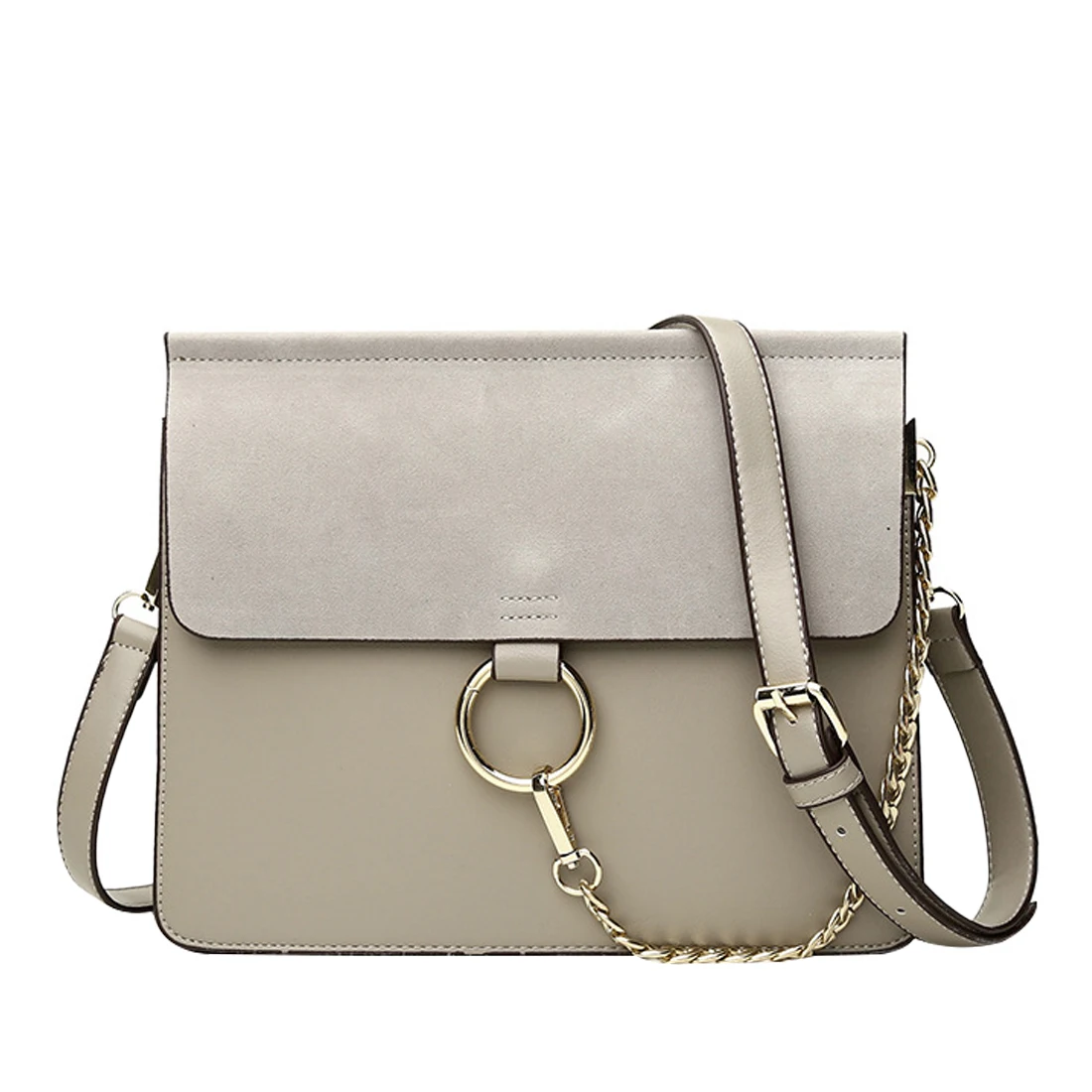 

Solid Leather Women Crossbody Bag Elegant Flap Messenger Bags Frosted Shoulder Bag Ladies Flap Daily Pouch Rectangle Purse
