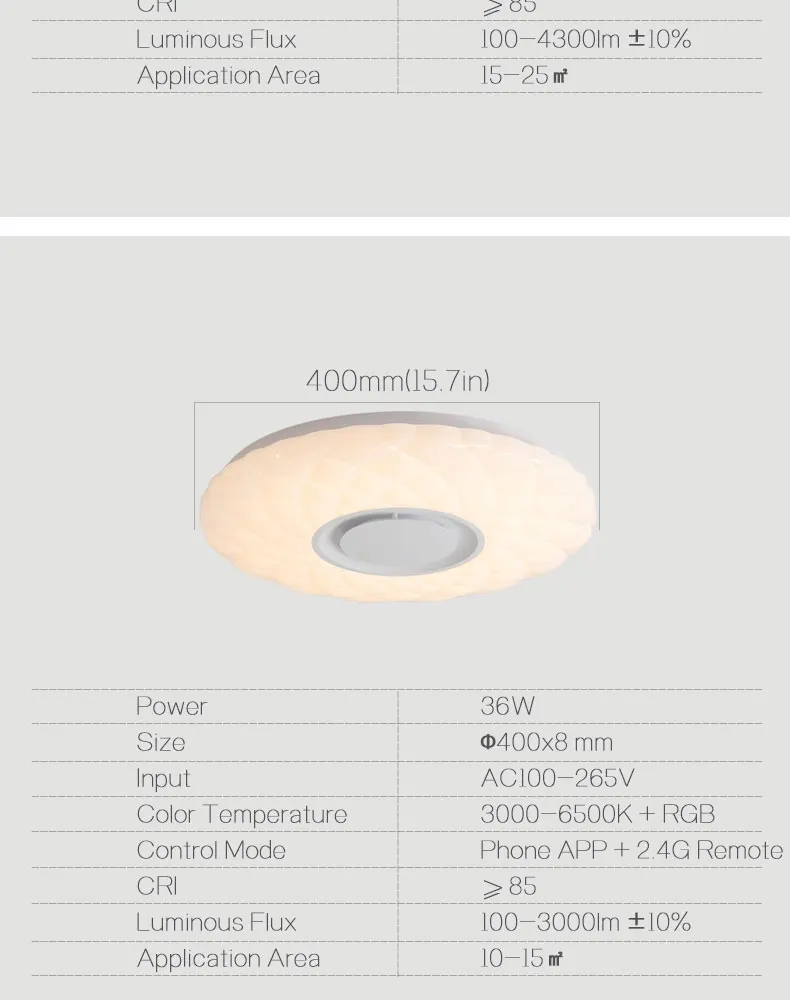 Современные светодиодные потолочные лампы Домашний Светильник ing XU-36W 52 Вт RGB приложение Bluetooth музыкальный светильник для спальни лампы для гостиной умный потолочный светильник