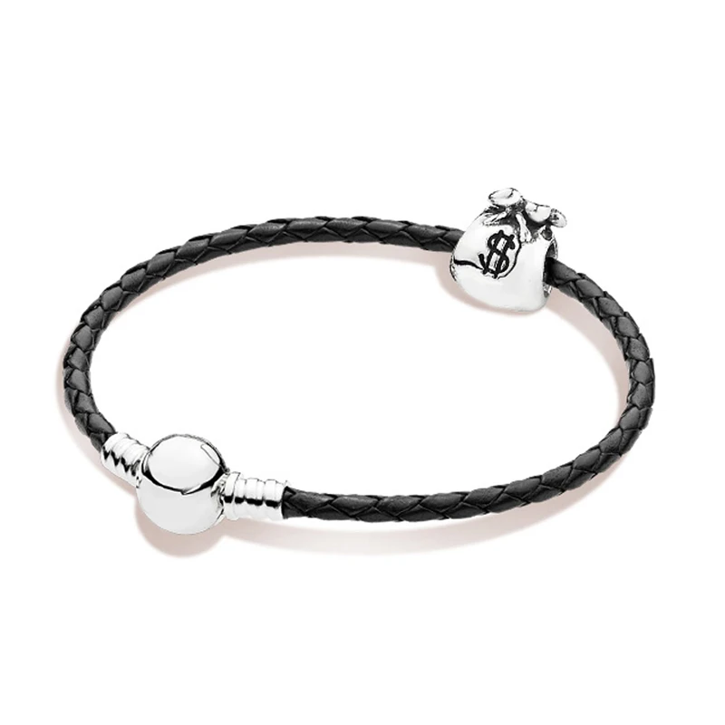

NEW 100% 925 Sterling Silver 1:1 New Original Silver Jewelry Kit ZT0180 Stringed Bracelet Set Women Jewelry Gift Selection