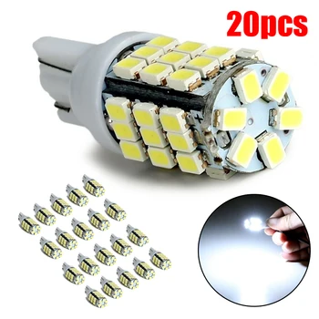 

20x Pure White T10/921/194 RV Trailer 42-SMD 12V Backup Reverse LED Lights Bulbs High Quality Car Lights