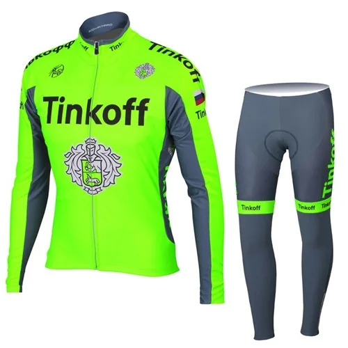 Длинный рукав цикл Джерси Набор ropa ciclismo mujer wielerkleding heren наборы zomer uniforme ciclismo maillot ciclismo hombre - Цвет: C12