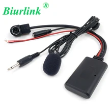 Biurlink do alpejskiego KCA-121B AI-NET AUX IN Port 150CM 3.5MM gniazdo Audio RemovableBluetooth bezprzewodowy kabel mikrofonowy Adapter