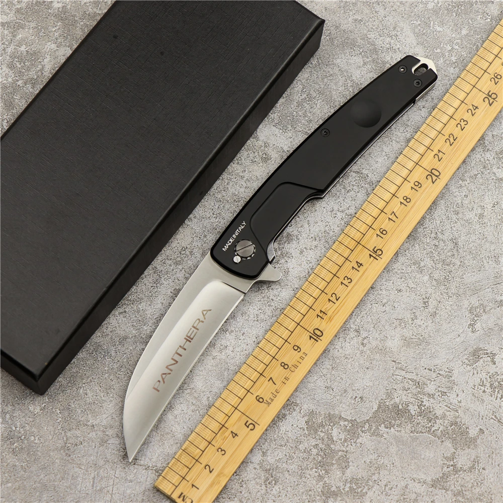 Outdoor tactical camp hunting tool large shaver aluminum handle N690 folding blade EDC | Инструменты