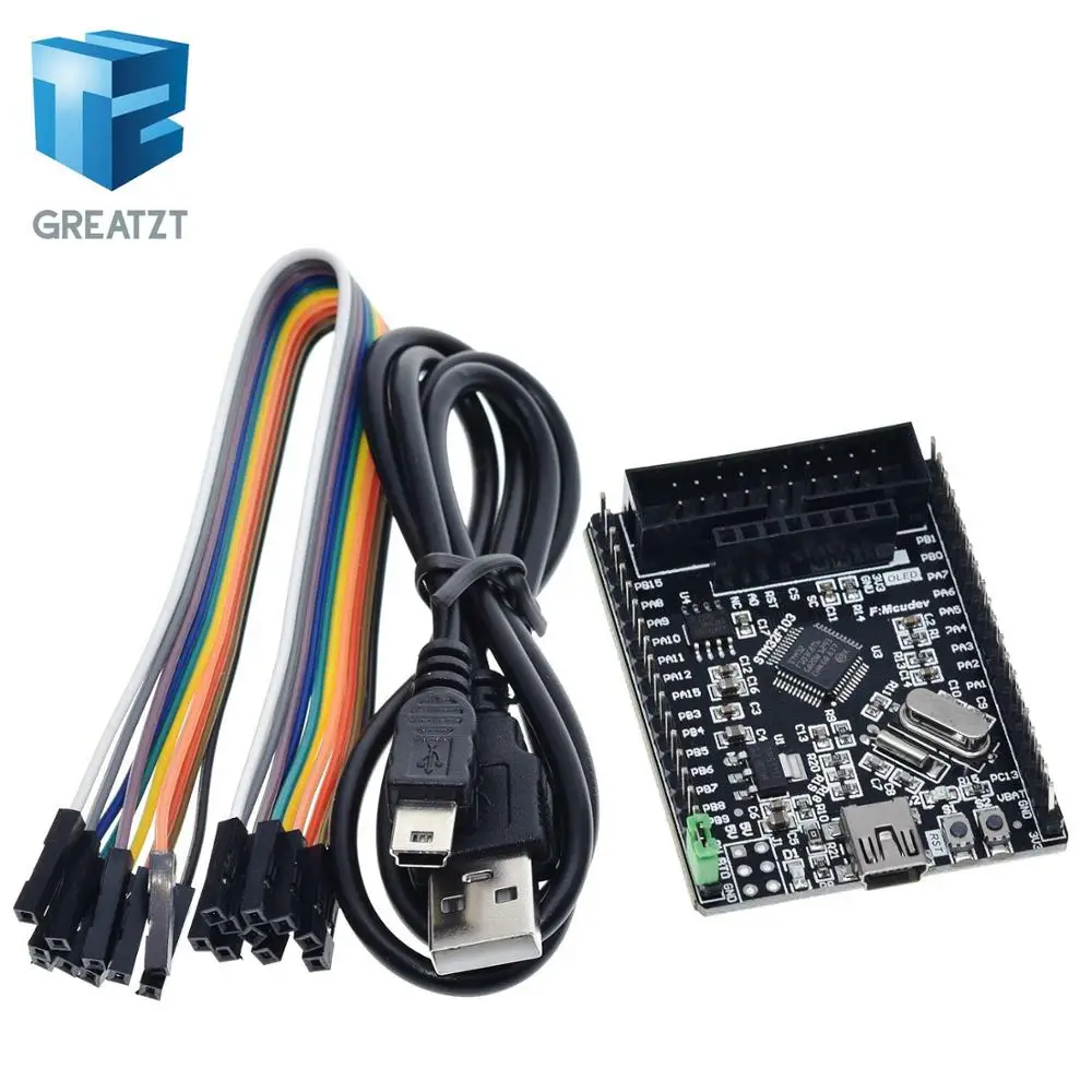Обучающая системная плата GREATZT Stm32f103c8t6 Stm32f103 Stm32f1 Stm32 оценочный комплект макетная