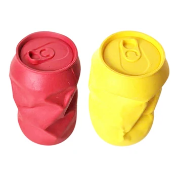 

Dogs TPR Molar Toy Strong Bite-Resistant Squeaky Drink Pot Shaped Chew Toy Cleaning Chewing Training Pet Toy Puppy Supply