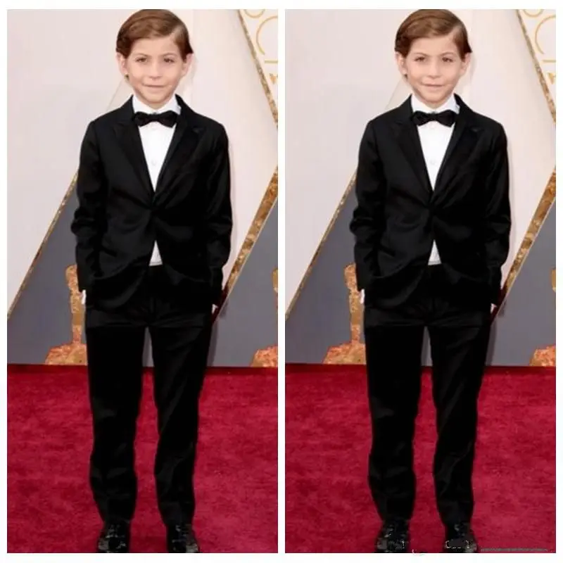 2019 Jacket and Pants 2Pcs Boys Suits for Wedding Prom Party Celebration Suits for Boys Children Kids Black Formal Tuxedo Blazer (Jacket+Pan