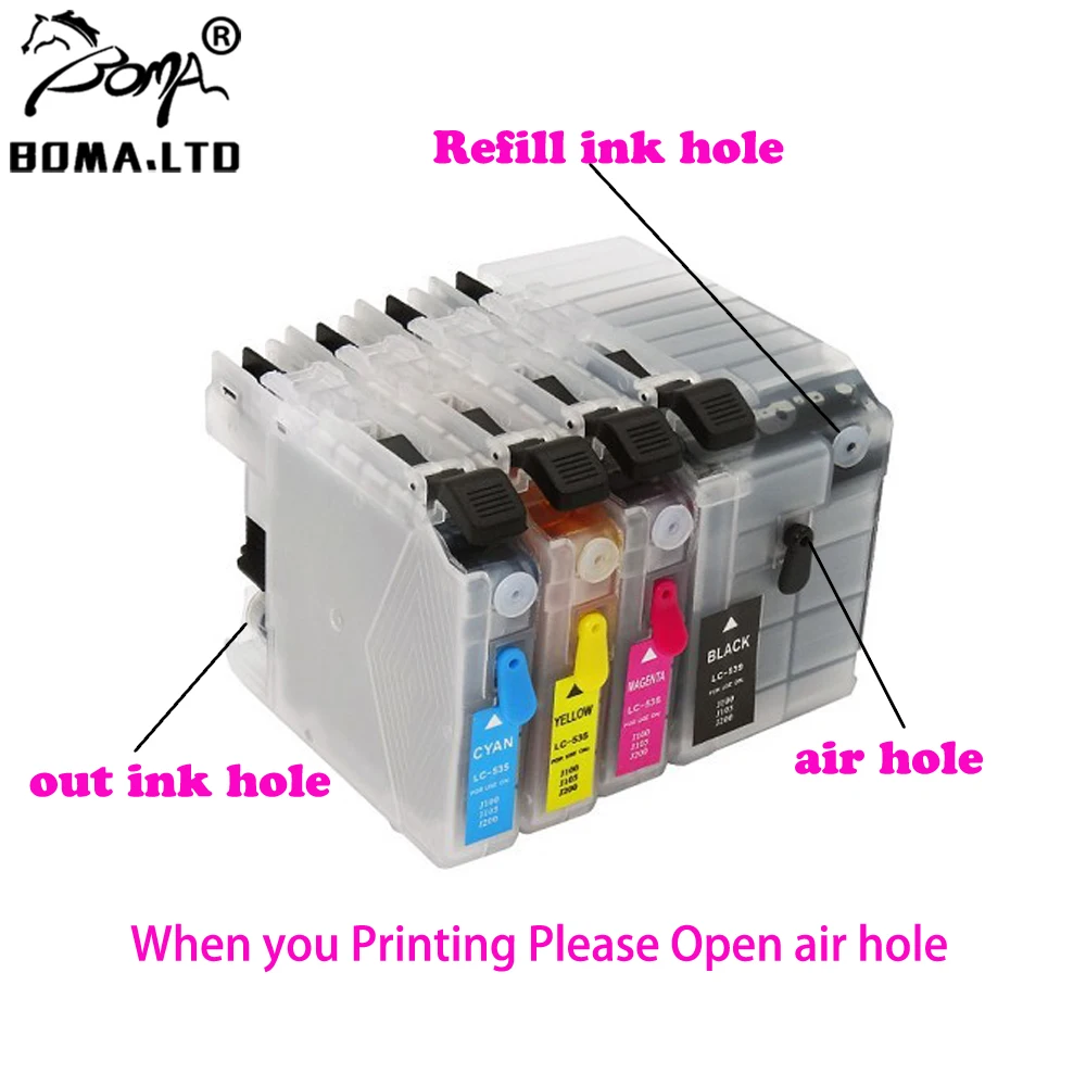 Brother LC565 J100 J2310 Refill Ink Cartridge 5