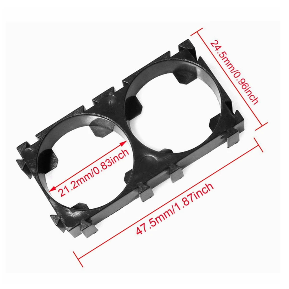 Battery Holder battery case battery holder battery box Aokin 3/20pcs 18650 Lithium Cell Cylindrical Battery Case Plastic Holder Bracket for Diy Battery Pack