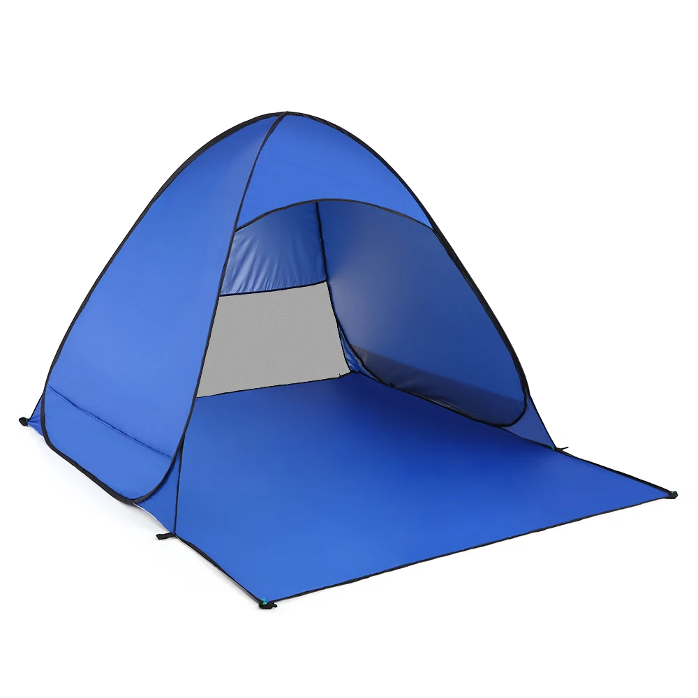 

Hot New Large Size UV Protection Outdoor Camping Tent Instant Open Automatic Tent Summer Beach Tent Fishing Cabana Sun Shelter