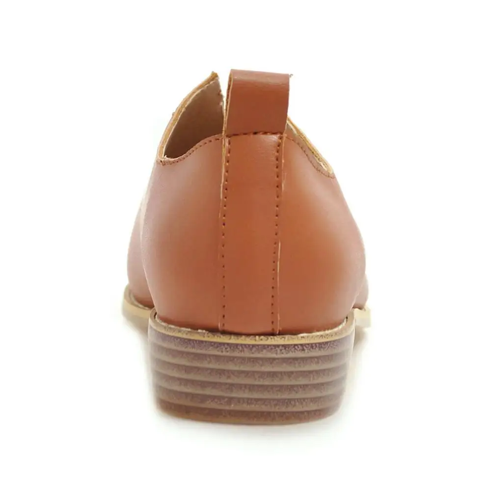 Новое поступление nueva moda de boca profunda zapatos de tacón bajo zapatos de mujer de talla grande cómodos zapatos casuales salvajes
