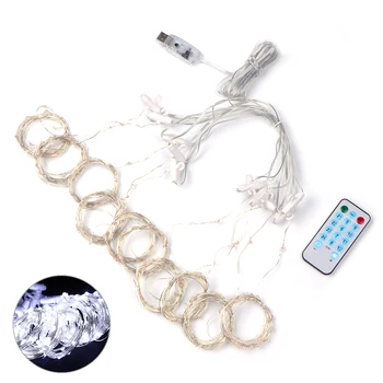 

Christmas LED Curtain Icicle String Fairy Light 300 Leds Droop Outdoor Holiday Party Led Decor