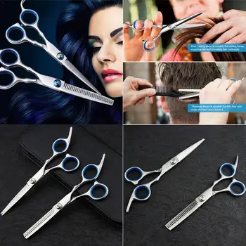 

Profissional Hairdressing Scissors Hair Cutting Scissors Barber Shears inch Salon Thinning Set Quality 6 Scissors High Kit S2Z1