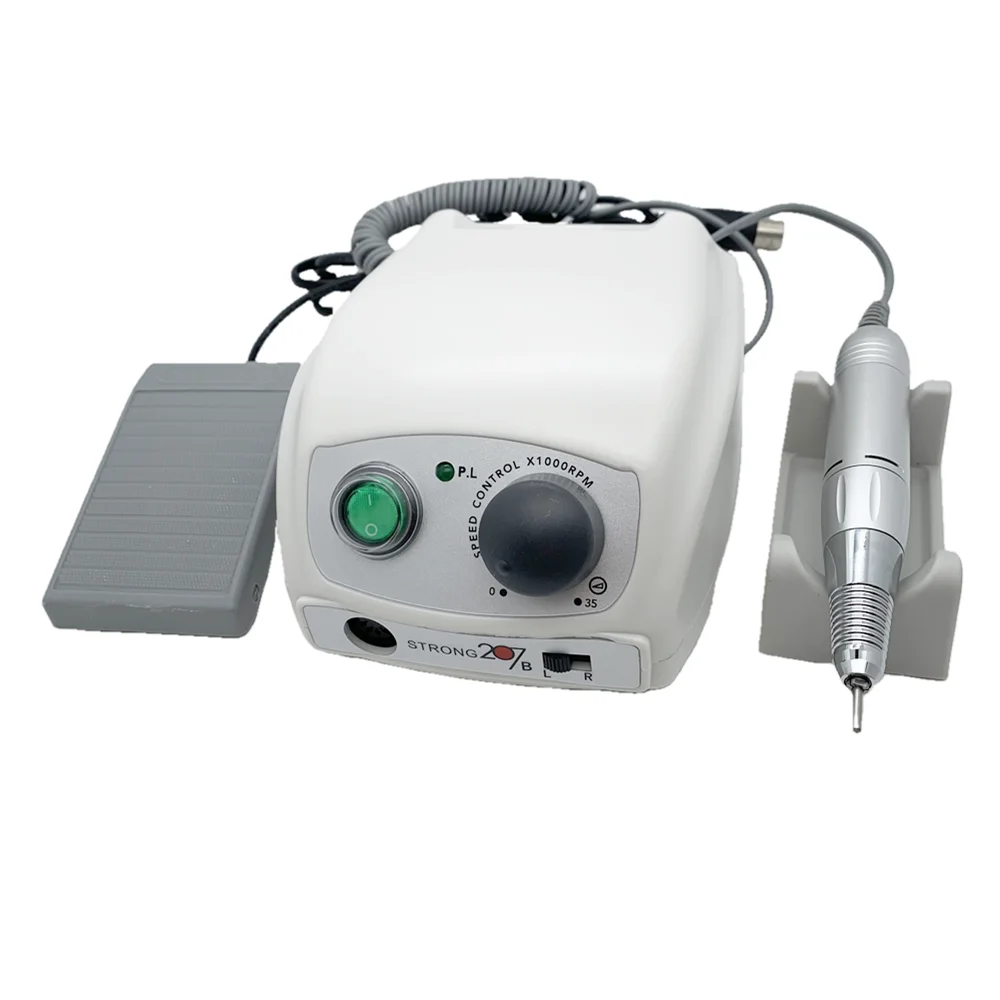 PROD 1005001744878561 Strong 207b 65W control box 35000RPM Nail Drill
Nails Art Tool Handpiece Nail File Equipment manicure machine Nail File
Set