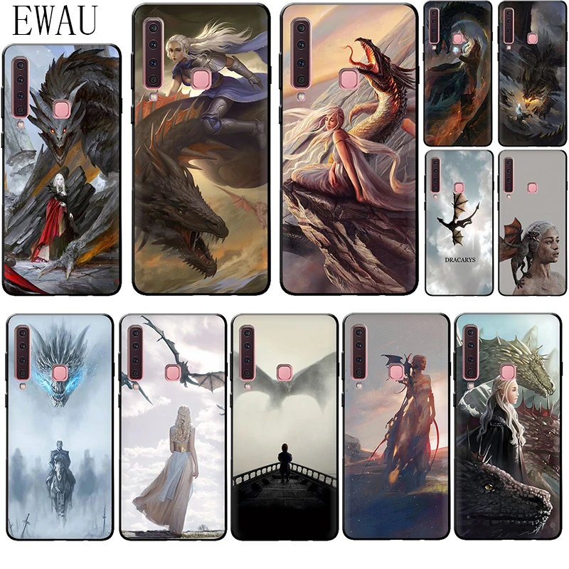 

EWAU Game of Throne Dracarys Silicone phone case for Samsung A5 A6 plus A7 A8 A9 A10s 20s 30s 40s 50s 60 70 J6