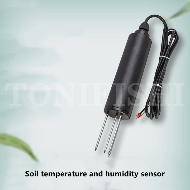 

Soil temperature and humidity sensor soil water content acquisition transmitter 485 agricultural soil moisture detector