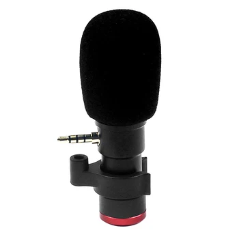 

Mini Smartphone Microphone Mic 3.5mm Plug for Mobile Phone DSLR Video Recording Live Broadcast Online Singing Chatting