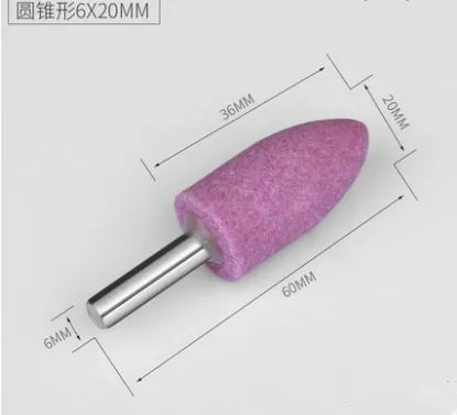 A6 10 шт./компл. абразивные насадки для Dremel rotary tools для 6 мм хвостовик инструменты поворотный шлифовальный камень, круг головка полировка электрические инструменты аксессуары - Цвет: A6