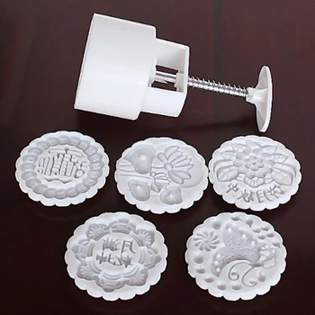

Tool Moon Cake Mold White Mould 15.6cm Mooncake Models Decor Home Gadget