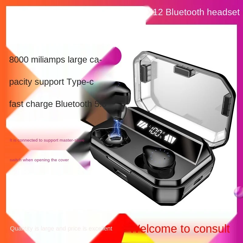 Взрывная Мода Спорт в ухо TWS беспроводная гарнитура бинауральная Новинка 5 0