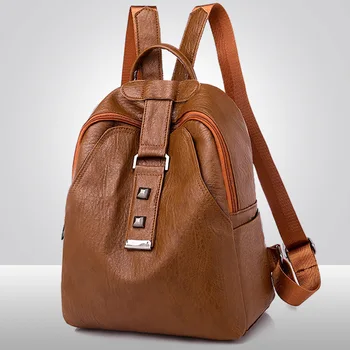 

2020 New Fashion Backpack Female Backpack Student Bag Large Capacity Travel Bag