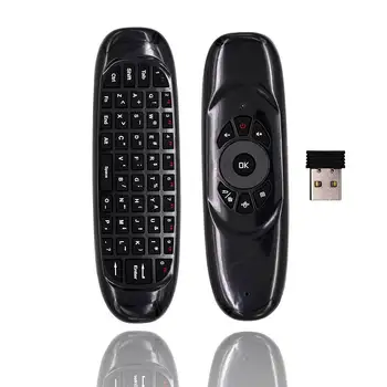 

2.4GHz Rechargeable Wireless Fly Air Mini Mouse Keyboard Remote Control for Android Windows Gaming TV BOX PC