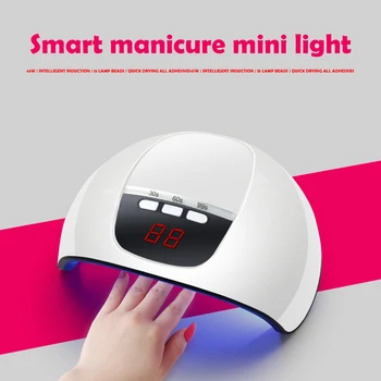 

Nail Lamp Sufficient Enduring Ruggedness Mini LED UV Light IR Sensor Timer Glue Drying Nail Art Manicure 45W