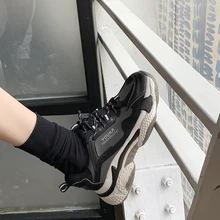 Новинка года; Женская парусиновая прогулочная обувь на платформе; спортивные кроссовки; Роскошные спортивные кроссовки для девочек