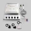 Stainles Steel 304 16inch 40cm Square Bluetooth Music LED Shower Head Panel Set Spray Rainfall Steam Thermostatic Mixer Faucet 3