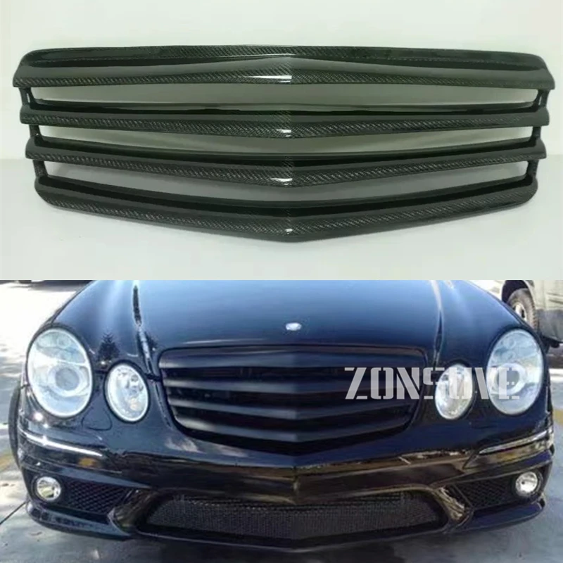 Применение для Benz e-класс W211 2007 -- 2009 год углеродного волокна Refitt спереди центр