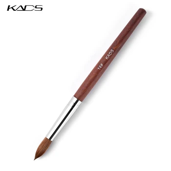 

14# Manicure Brushes Kolinsky Sable Pen Rosewood Brush for Acrylic Nail Brush for Nail Art Drawing Pen UV Gel Brush