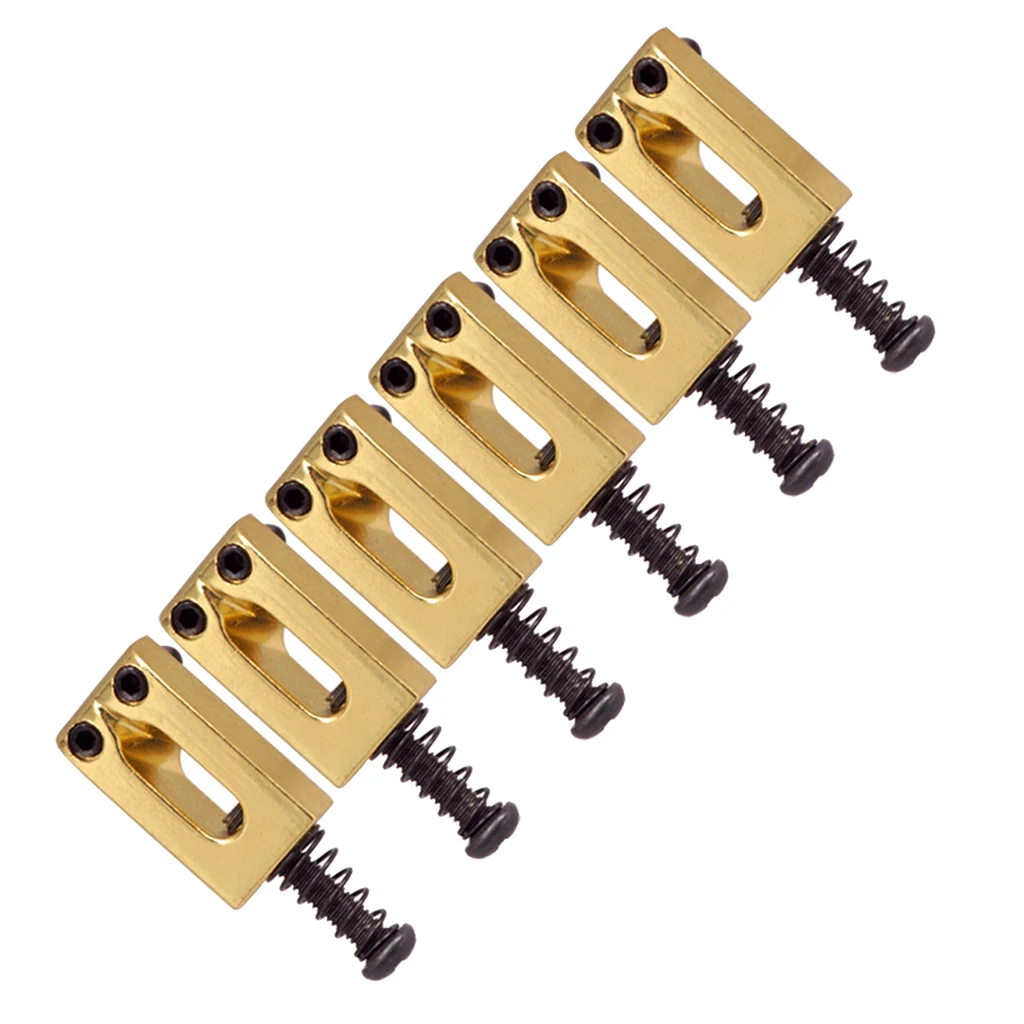 Цинковый сплав электрогитара Tremolo фиксирующий мост нижний порожек diy части золото