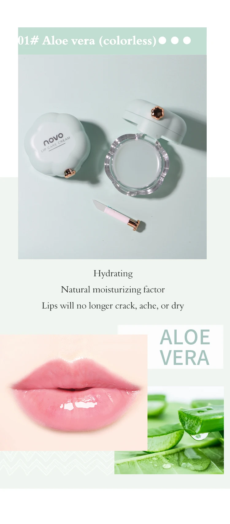 Natural Plant Repair Lip Membrane Moisturize Nutritious Sleeping Lips Care Lasting Brighten Skin Improve Lip Lines Lip Balm