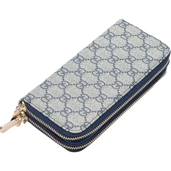 

2020 New Style WOMEN'S Wallet Clutch Wallet Double Zipper Long Wallet Men's Long Clutch Bag fashion High-end High capacity
