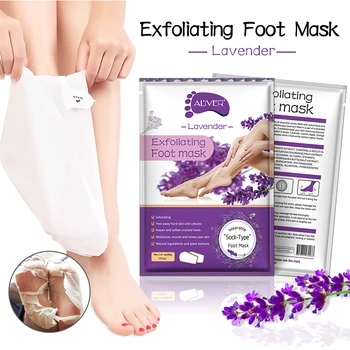 

1 Bag/2Pcs=1 Pair Feet Exfoliating Foot Mask Foot Cover Skin Care Peeling Dead Skin Feet Mask Pedicure Socks Foot Cover Membrane