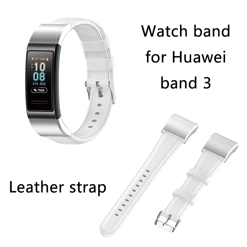 Кожаный браслет для huawei band 3/Band 3 Pro/TER-B09/TER-B29 Смарт-часы аксессуары замена браслета