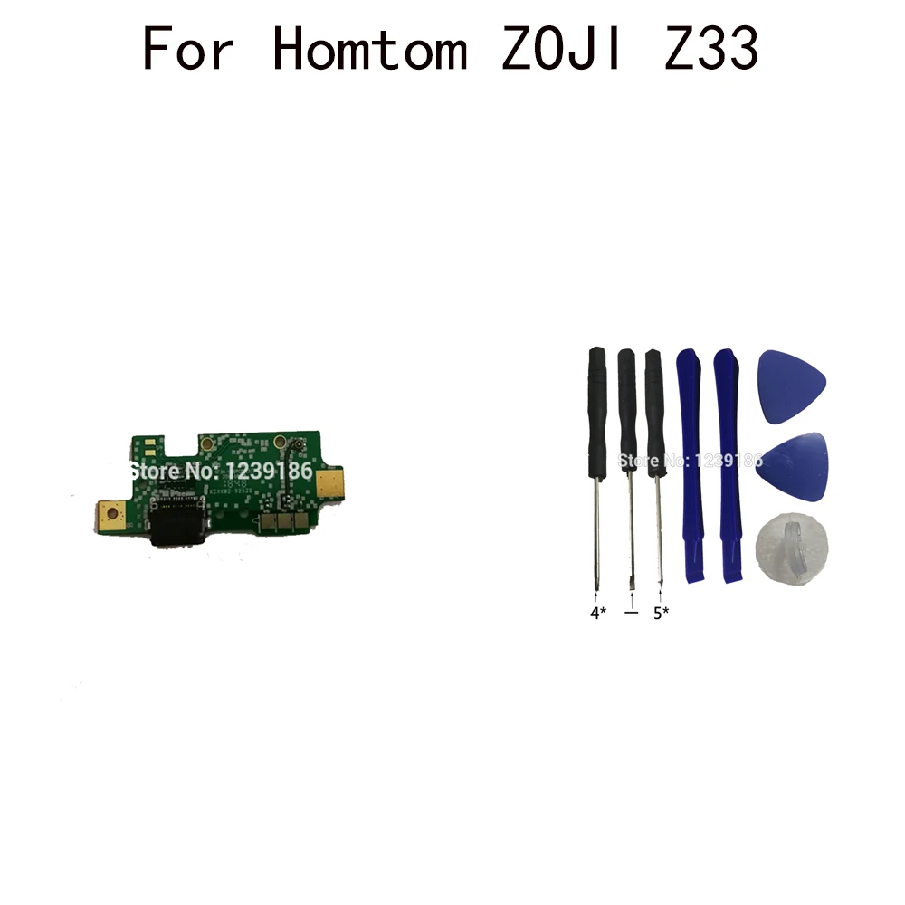 

Original For Homtom ZOJI Z33 USB Charging Dock USB Charger Plug Board Module With Micropone Repair Parts+Tool