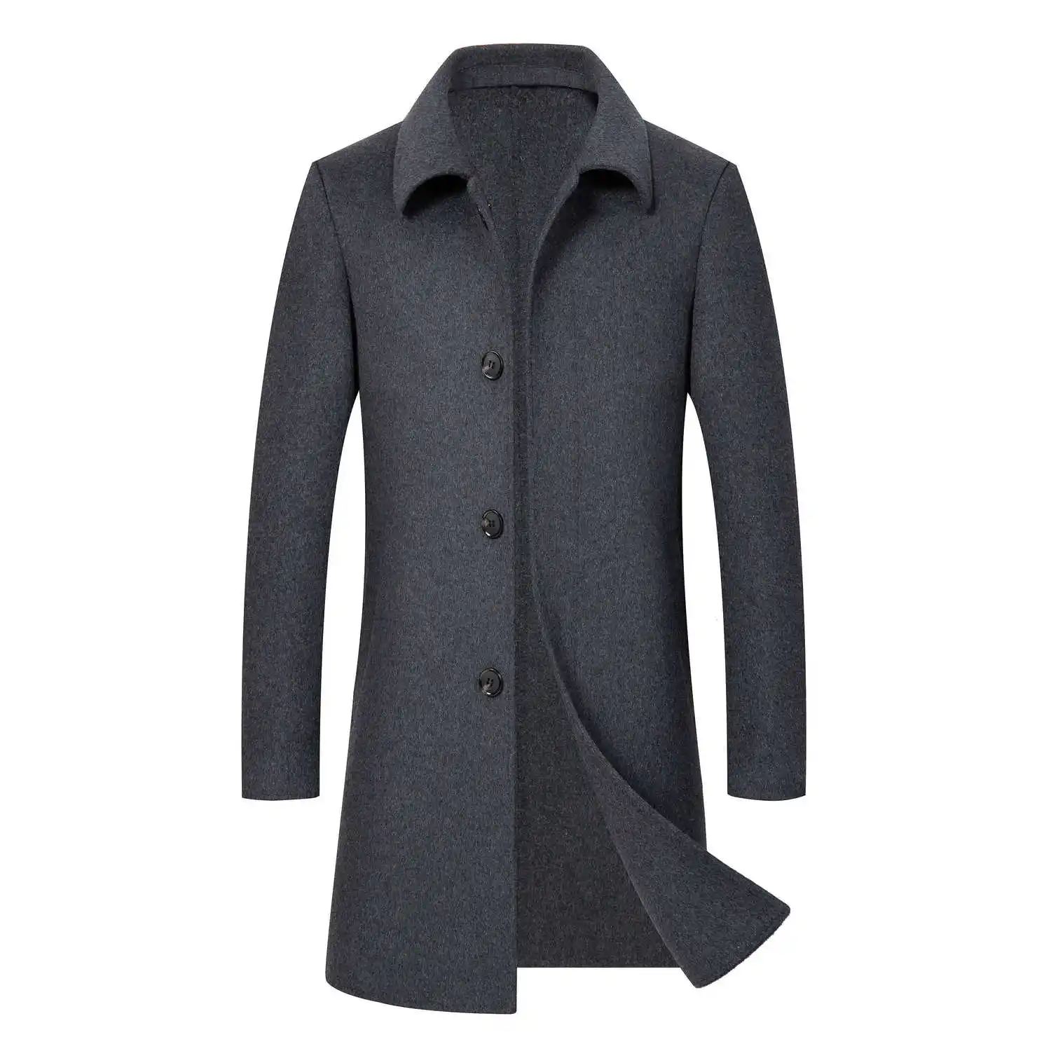 New Men's Wool Coat Autumn Kashmir Coat 