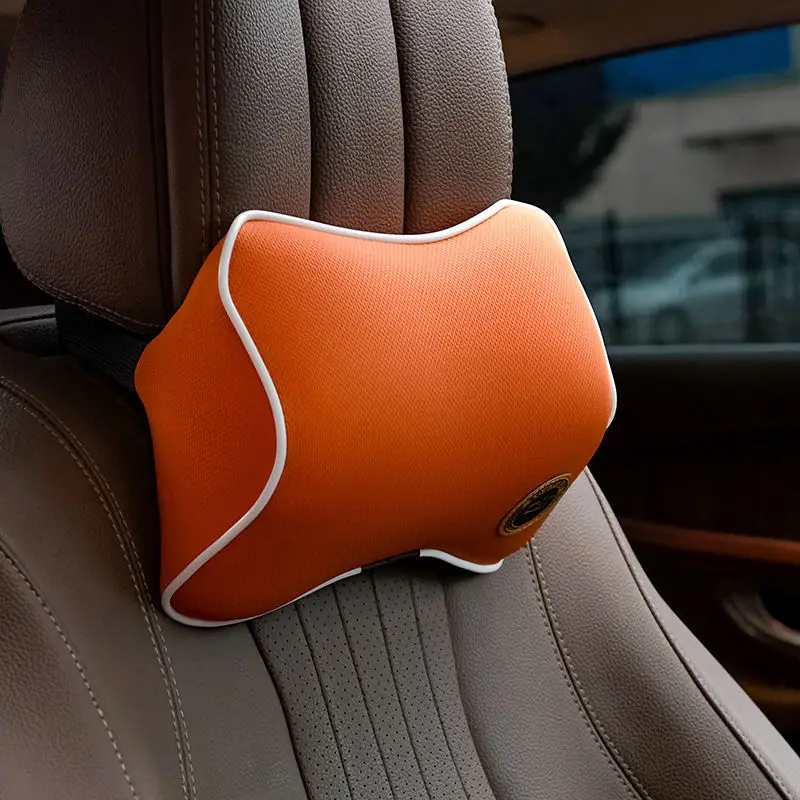 thumbnail image 1 of Almohada lumbar para el cuello del automóvil Almohada lumbar Cojín lumbar Almohada de espuma viscoelástica Reposacabezas Cojín lumbar Juego de cojín de respaldo Suministros para el automóvil, 1 of 5