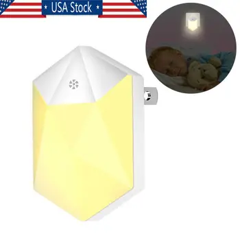 

Automatic LED Light Induction Sensor Control Bedside Night Light Wall Lamp UK